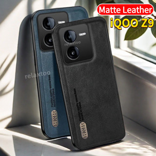 IQOOZ9 5G Matte Retro Leather Casing For Vivo IQOO Z9 X Turbo Z9X