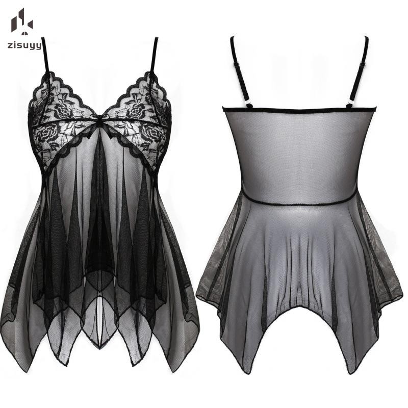 Sexy Lingerie Set Dress Women Nightwear Underwear G String Plussize