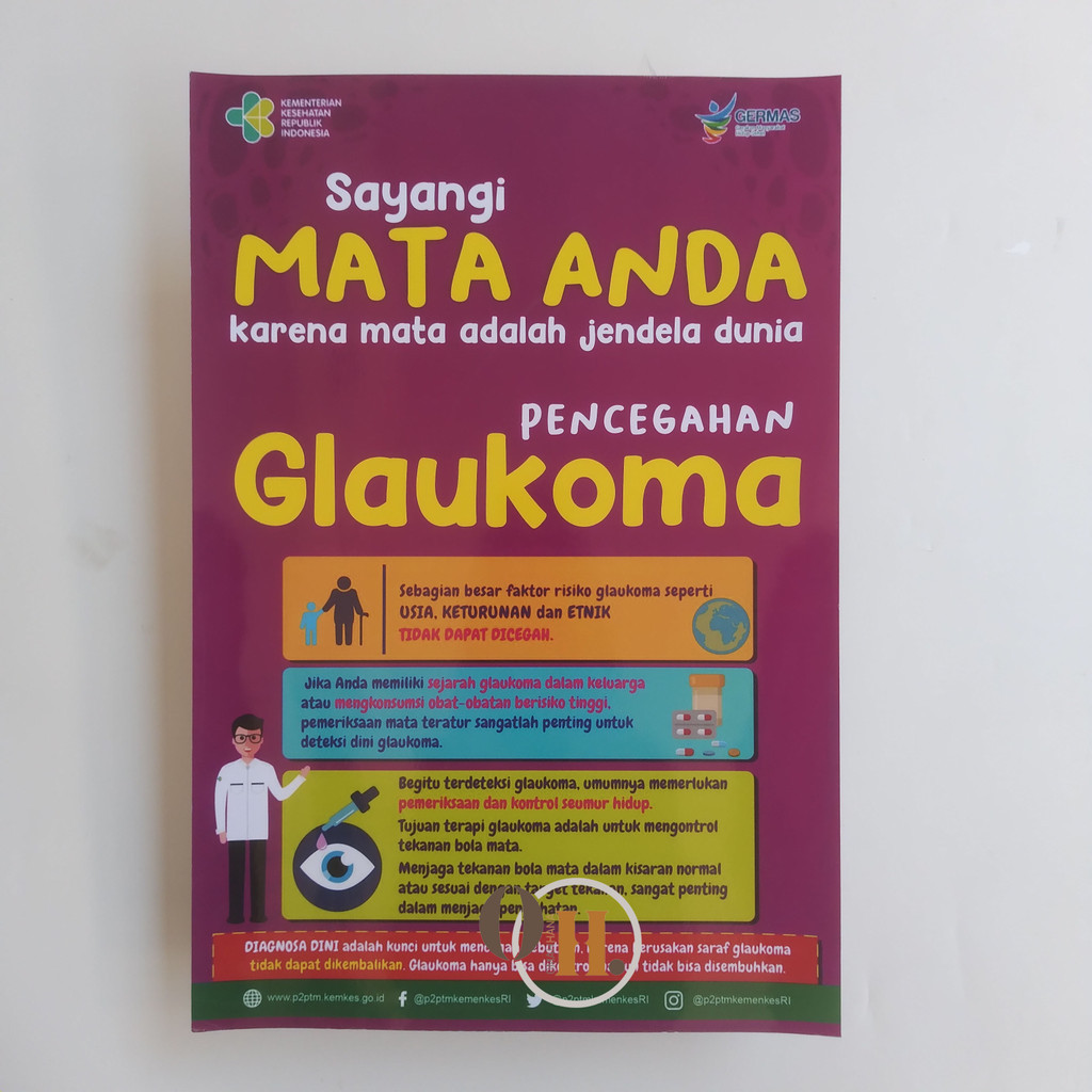 MATA Poster Maintain Your Eye Health Poster Prevent Glaucoma Poster