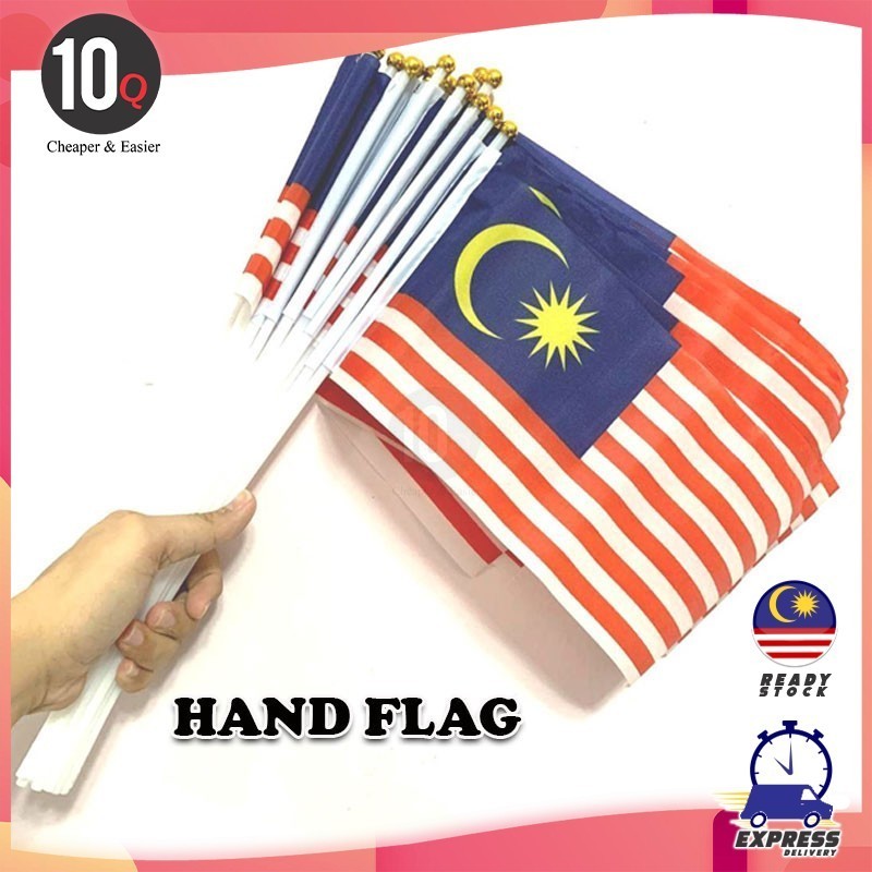 Hand Flag Malaysia Flag Bendera Malaysia Polyester Bendera Tangan