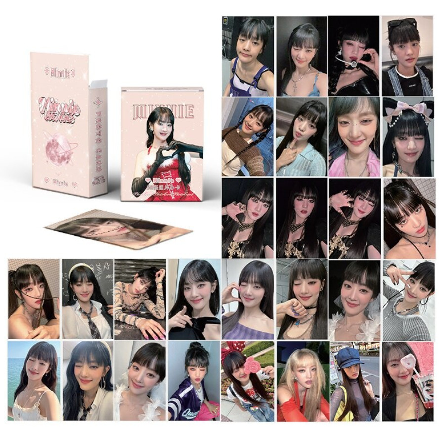 Pcs G I Dle Hologram Laser Lomo Cards Nd Full Album Super Lady