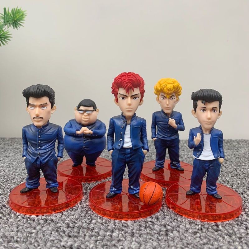 Model Slam Dunk Gk Pvc Figure Pcs Set Sakuragi Hanamichi Rukawa Kaede