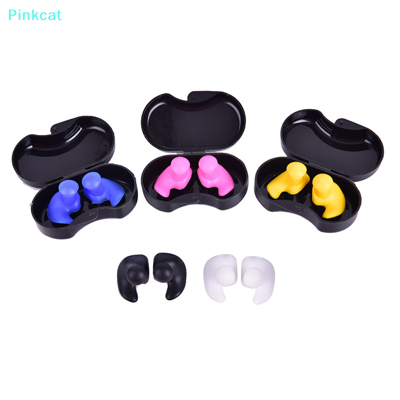 Pinkcat Silicone Waterproof Dust Proof Earplugs Diving Water Sports