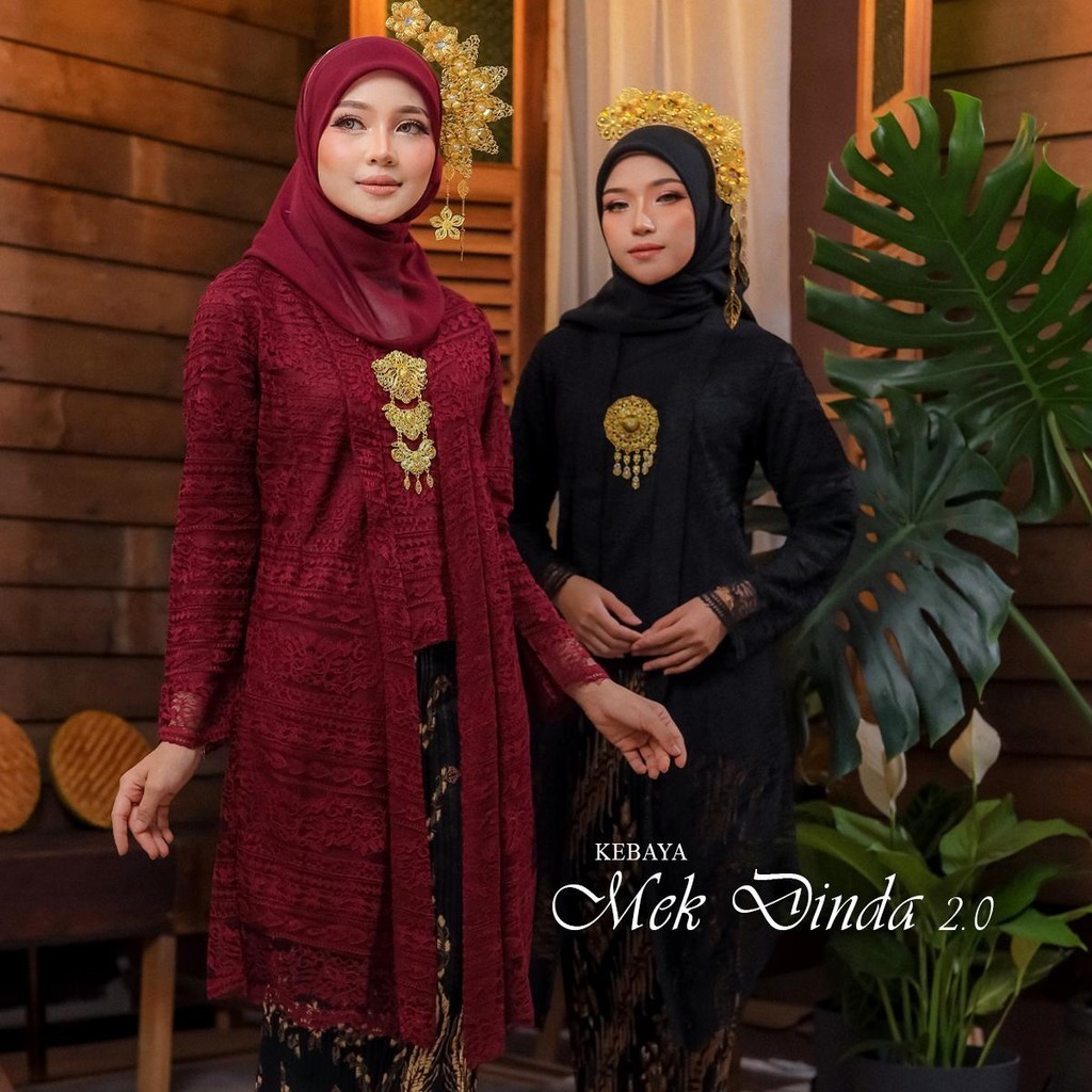 Tunikmy Baju Kebaya Mek Dinda Exclusive Lace Baju Raya Viral