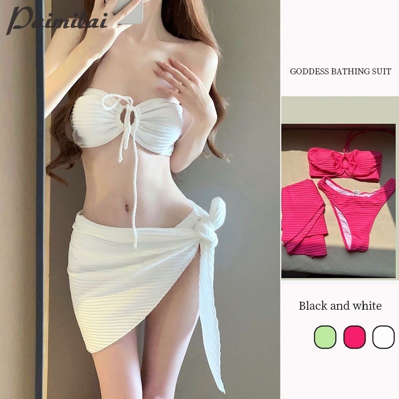 PAIMILAI Swimsuit Female Split Sexy Bikini Swimsuit Shopee Malaysia