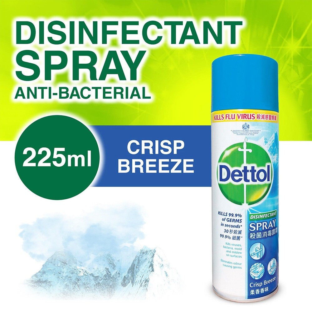 Dettol Antibacterial Disinfectant Spray Crisp Breeze Ml Shopee