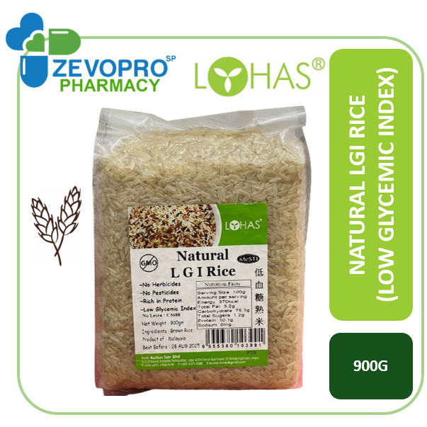 Lohas Natural Lgi Rice Low Glycemic Index G Exp Shopee