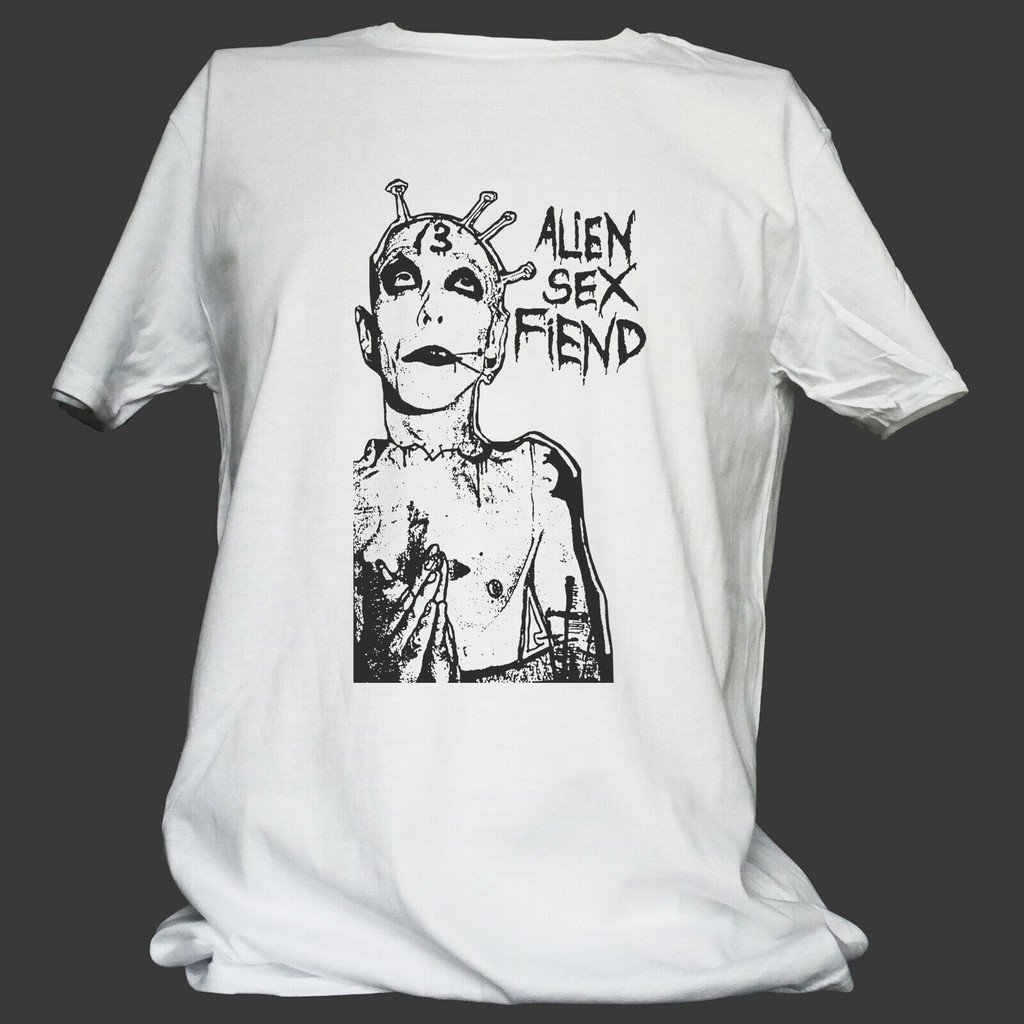 Alien Sex Fiend Goth Industrial Punk Rock T Shirt Unisex Shopee Malaysia