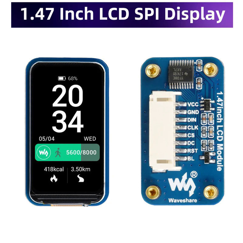 Inch Lcd Display Module X Ips Screen St V Driver Spi