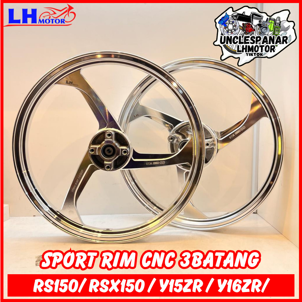 SPORT RIM 3 BATANG CNC Y15ZR Y16ZR Y125ZR LCV8 RS150 RSX150 SPORTRIM