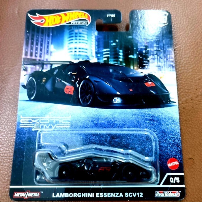 Skuyy HOT WHEELS CHASE LAMBORGHINI ESSENZA SCV12 BLACK EXOTIC ENVY Shopee Malaysia