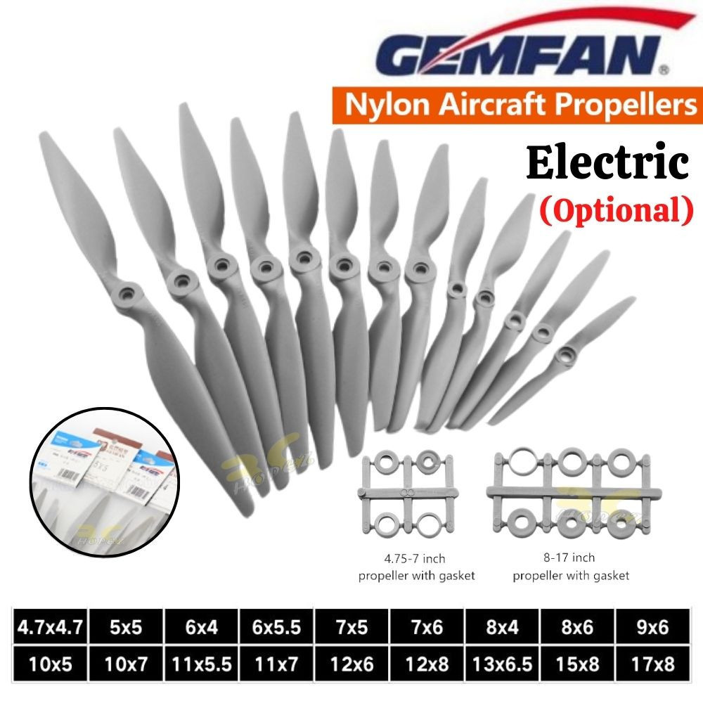 Apc Gemfan APC Propeller 4 7 5x5 6x4 6x5 5 7x5 7x6 8x4 8x6 9x6 10x5