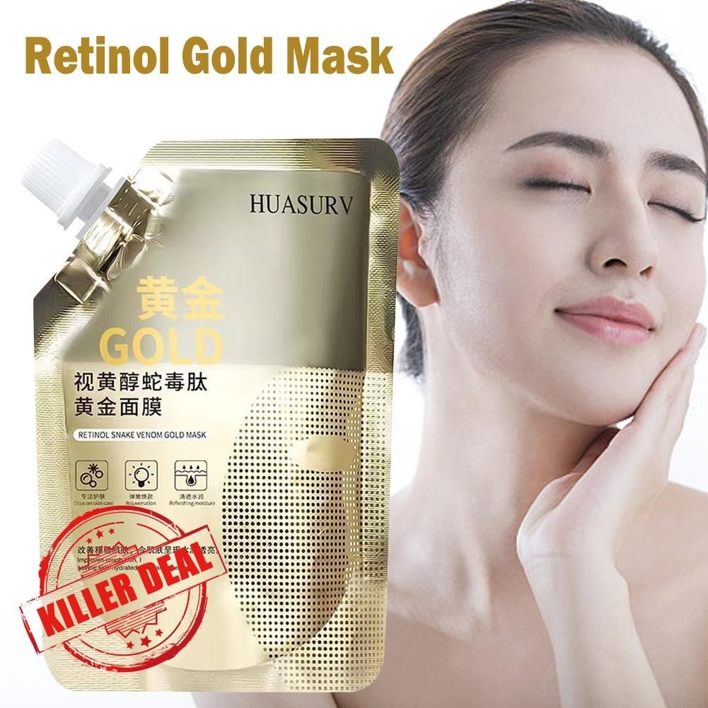 Retinol Snake Venom Peptide Gold Mask Moisturizing Mask Clear Skin Care