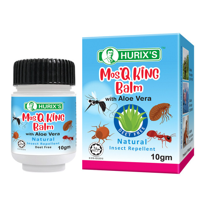 EXP 04 2024 Hurix Mos Q King Balm With Aloe Vera 10g Shopee Malaysia