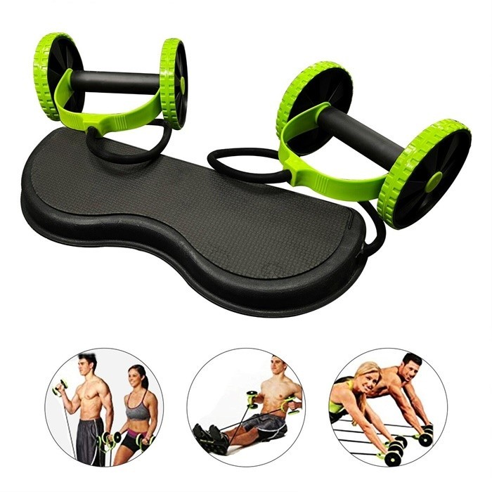 Revoflex Xtreme Ab Double Wheels Abdominal Trainer Resistance Waist