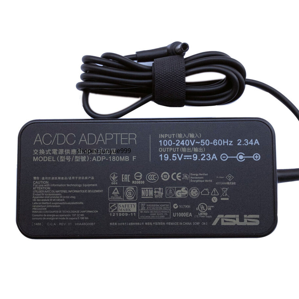 Original ASUS TUF Gaming ROG Zephyrus 19 5V 9 23A 180W AC Adapter Power