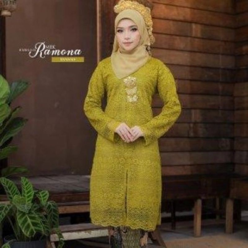 Tunikmy Baju Kurung Mek Ramona Exclusive Lace Set Baju Raya Viral