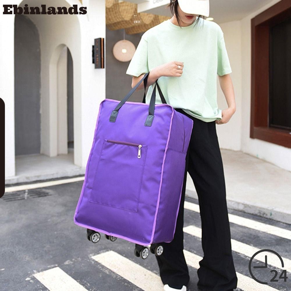 LUCKY EBINLANDS Rolling Duffle Bag With Wheels Expandable Multiple