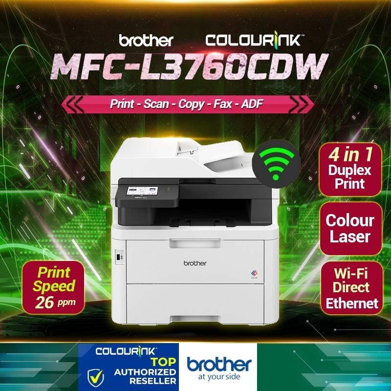 Brother Mfc L Cdw All In One Wireless Colour Laser Printer Auto