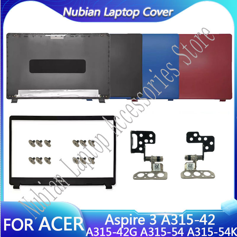 New Laptop Lcd Back Cover Front Bezel Hinges For Acer Aspire A