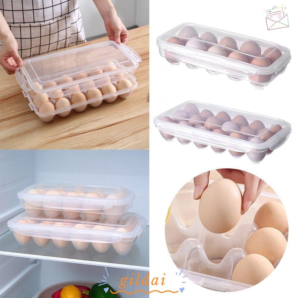 Gildai Egg Tray Fresh Preservation Grid Egg Storage Box