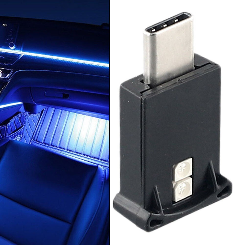 New Arrivals USB C Type C LED Car Interior Light Neon Atmosphere