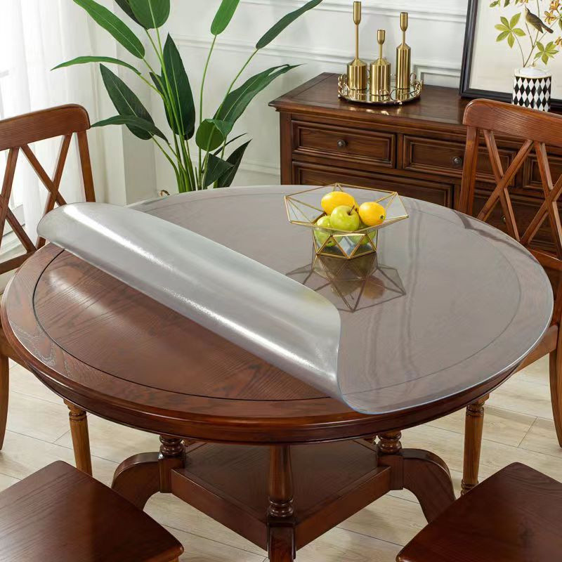 Round Table Pvc Tablecloth Oil Resistant Waterproof And Scald