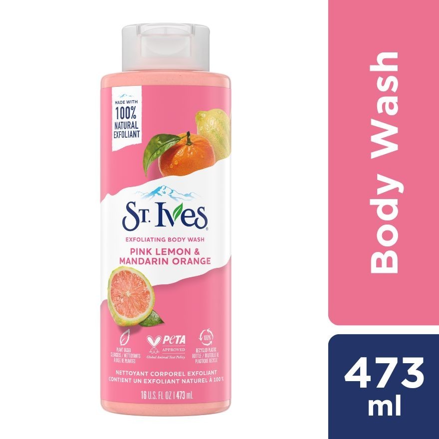 St Ives Pink Lemon Mandarin Orange Body Wash Ml Shopee Malaysia