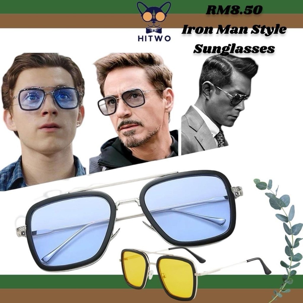 Hitwo Sunglasses Avengers Tony Stark Flight Style Men S Sunglasses Men