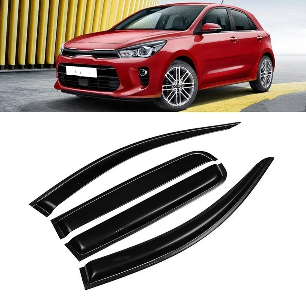 For Kia Rio Hatchback Sedan Acrylic Window Visor