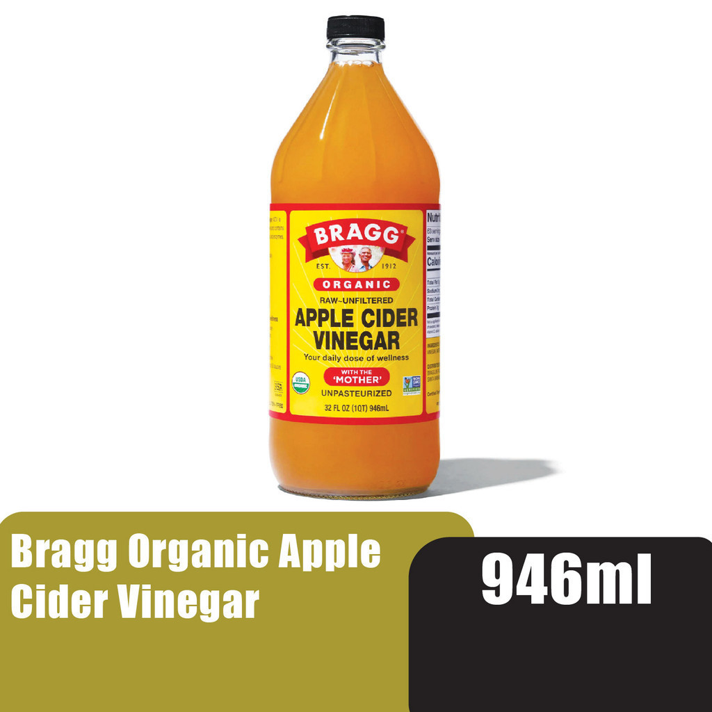 Bragg Organic Apple Cider Vinegar Ml Cuka Epal Organik Halal For