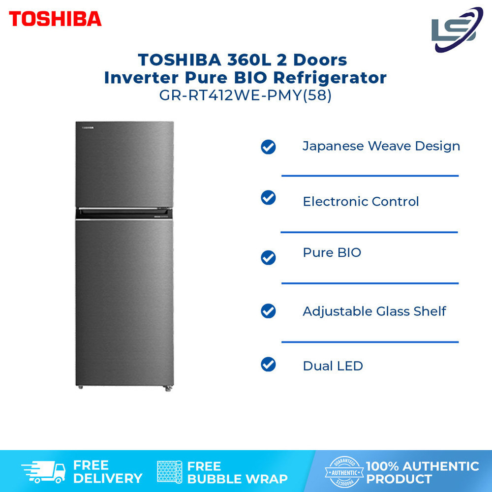 Toshiba L Doors Inverter Pure Bio Refrigerator Gr Rt We Pmy