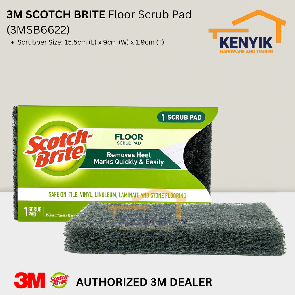 M Scotch Brite Floor Scrub Pad Msb Shopee Malaysia