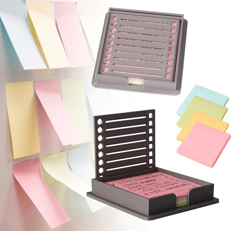 PostIt Note Template Sticky Note Holder With Stencil Post It Notes