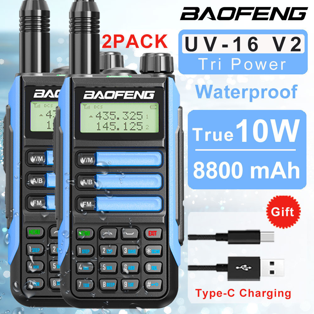 Pcs Baofeng Uv V High Power Upgraded Of Uv R Plus Uv R Pro Walkie