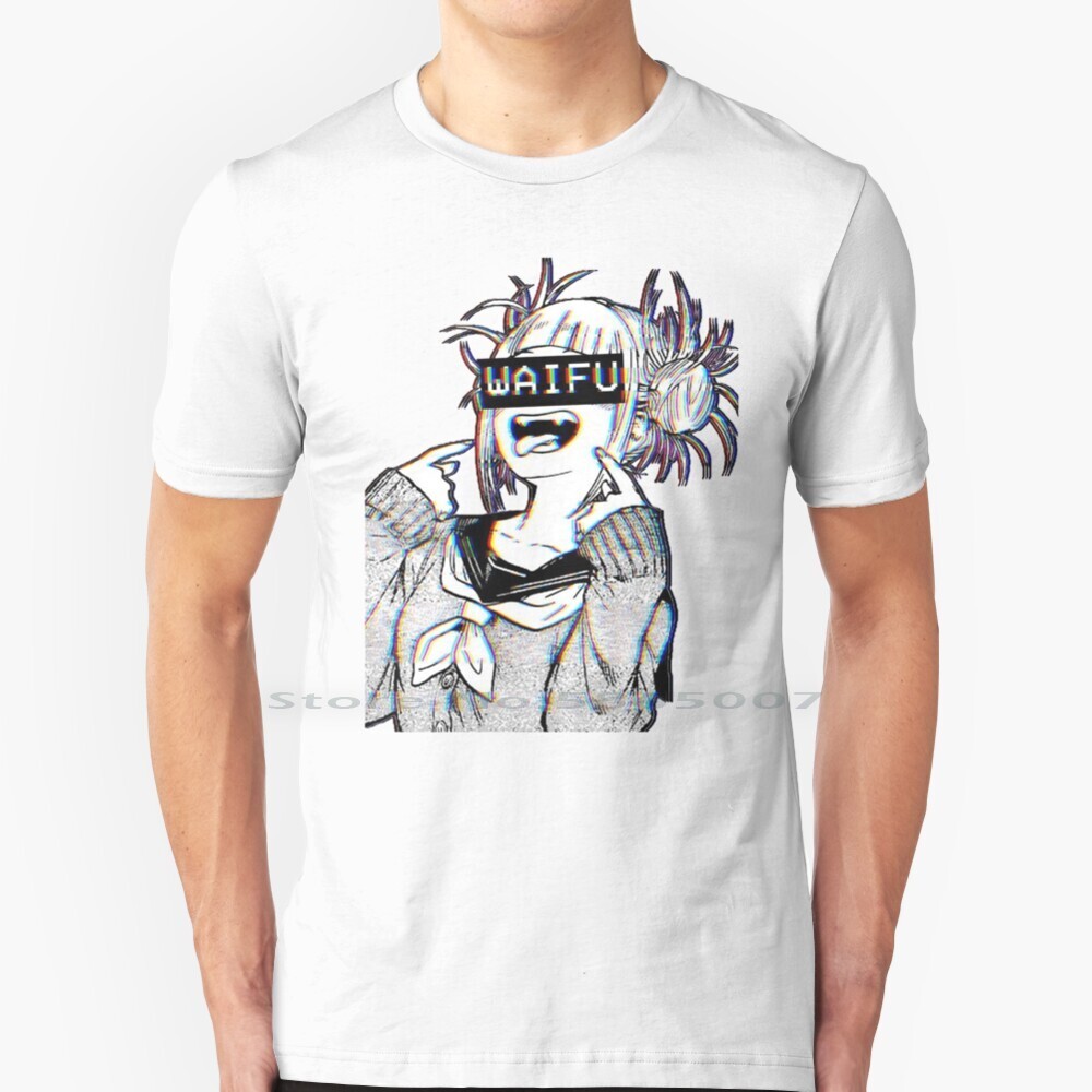 Toga Waifu T Shirt 100 Cotton Waifu Toga Toga Boku No Hero Ecchi Hentai Face Naughty Cute Face
