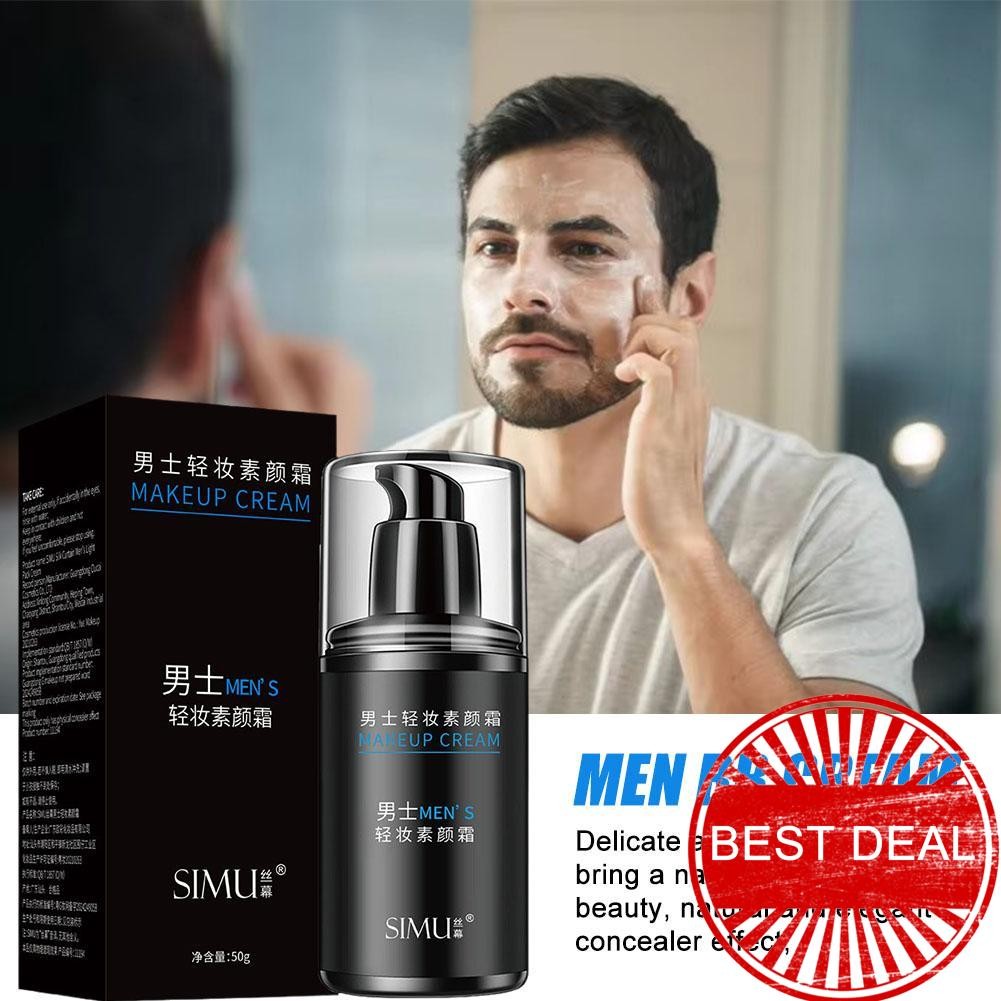 Mens Skin Tone Up Cream Naked Men Makeup Cream Lazy Cream 50g Men Bb