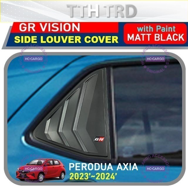 Perodua Axia A Gr Rear Side Louver Car Window Triangle