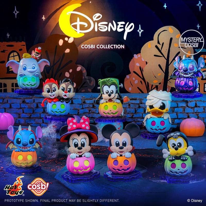 Hot Toy Disney Halloween Mickey Pumpkin Series Glow In The Dark Blind