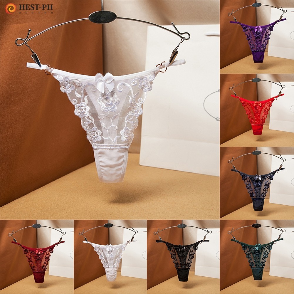 ELEA Women Sexy Briefs Lace Thong G String Panties Lingerie Underwear