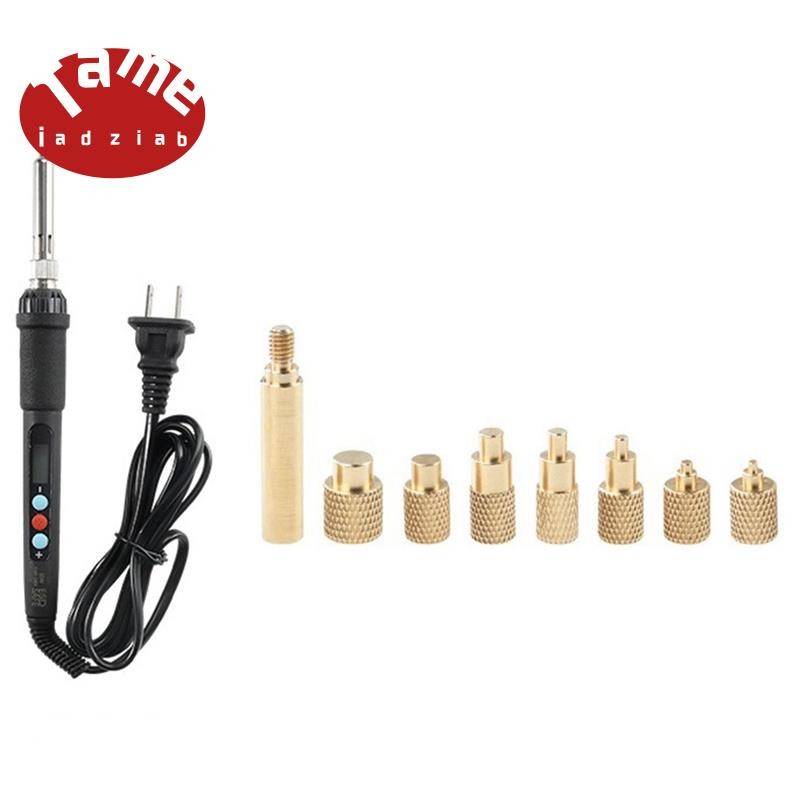 Heat Set Insert Soldering Iron Tip M2 M8 Brass Hot Melt Inset Nut Embedded Thread Insertion Kit