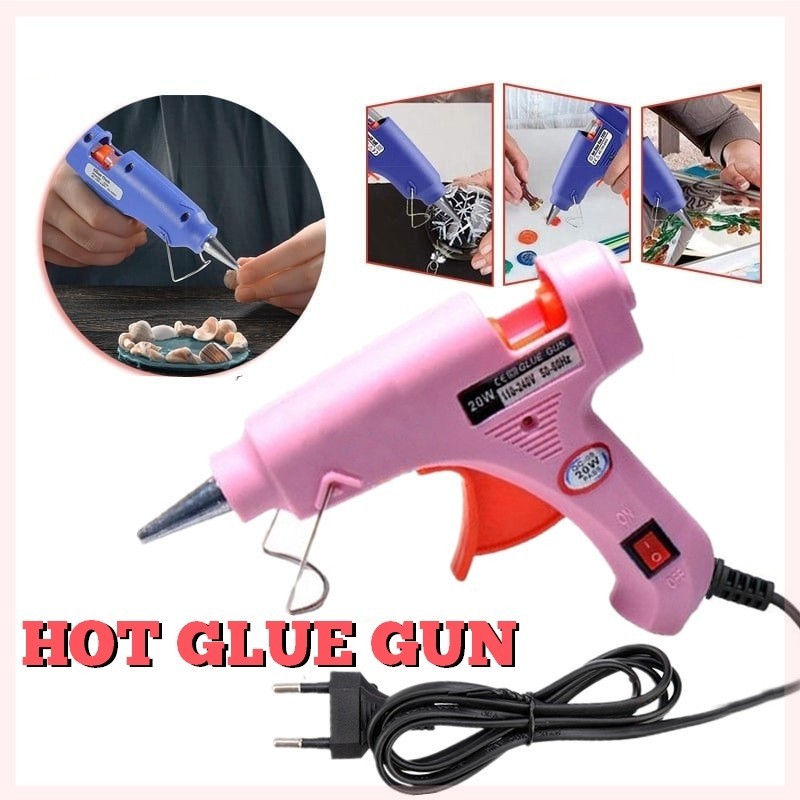 W Electric Hot Melt Glue Gun Adhesive Industrial Mini Guns Thermo