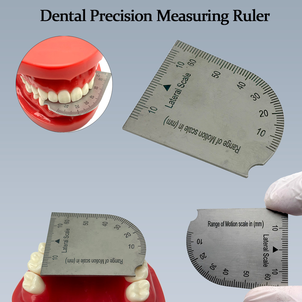 Dental Ruler Bite Gauge Caliper Mouth Gag Opening Capacity Dental