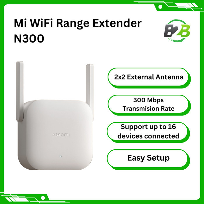 Xiaomi Wifi Range Extender N300 Wifi Signal Booster 2 Antenna 300Mbps