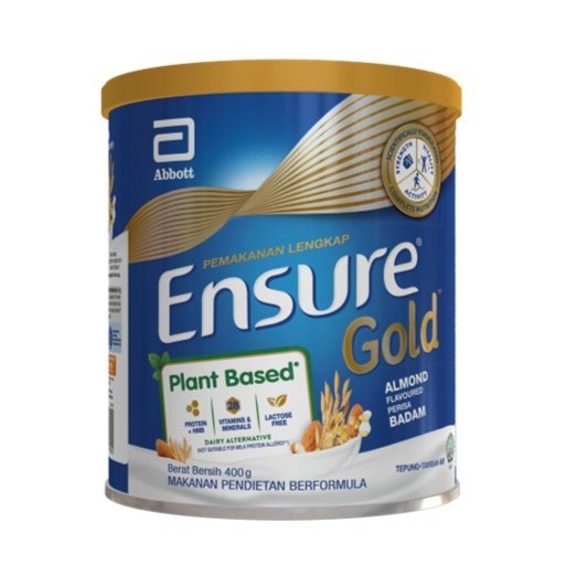 Ensure Gold Plant Based Almond 400g Tin EXP 10 2025 Adult Complete