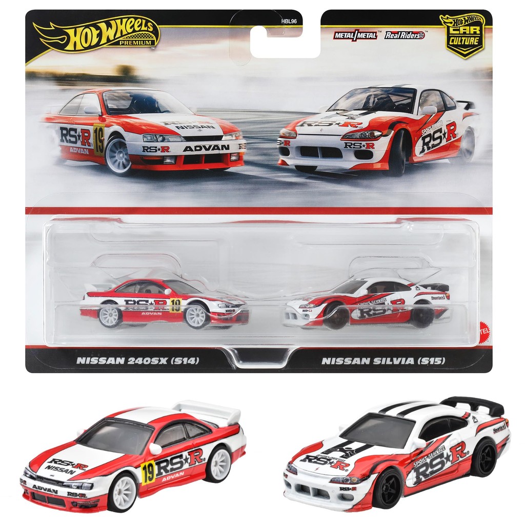 Hot Wheels Premium Pack Nissan Sx S Nissan Silvia S Ride On Toy Miniature Car