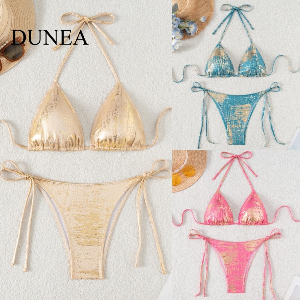 DUNEA Women S Sexy Drawstring Bikini Shopee Malaysia