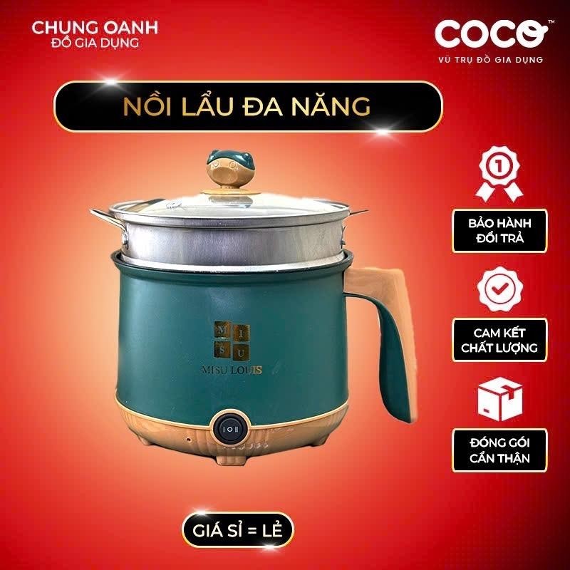 Layer Mini Electric Hot Pot Layer Noodle Pot Grilling Boiling Frying Convenient Non