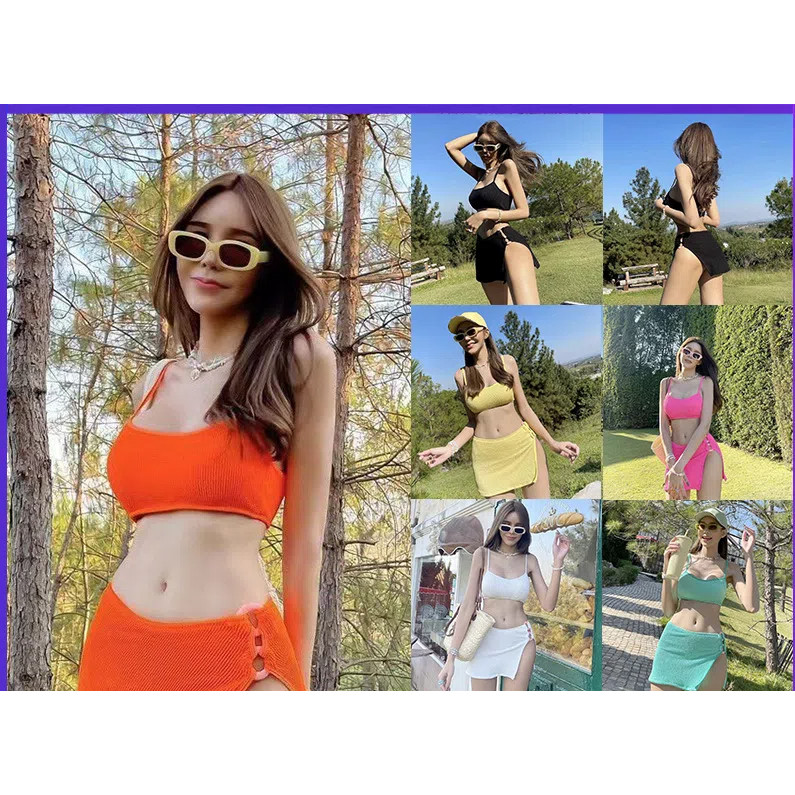 Korean Style New Split Swimsuit Women S Sexy Hot Girl Beauty Back Sling