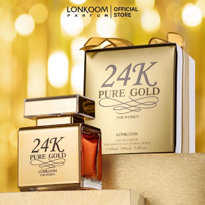 LONKOOM 24K EDP Rose Perfume Longlasting Sex Beauty 100ml Voucher